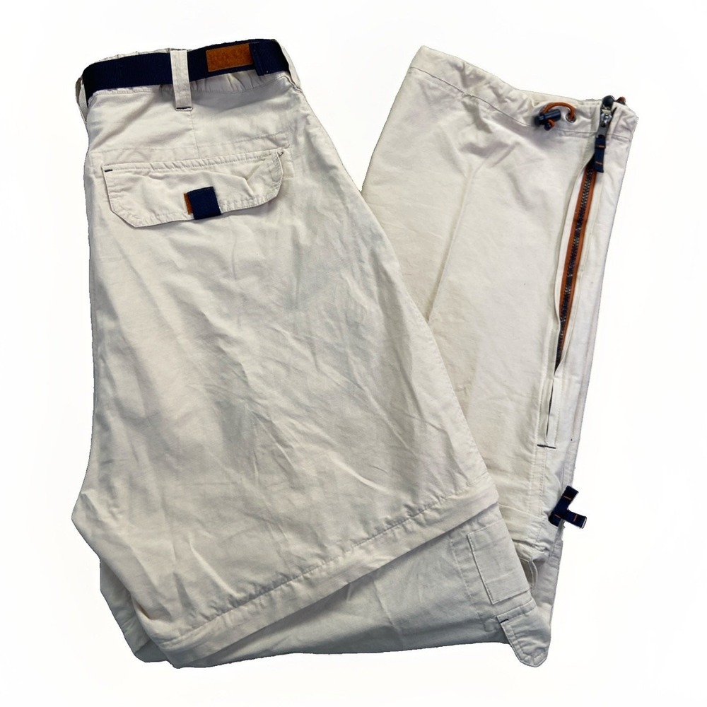 No Boundaries Pants Mens 34 x 32 Khaki Convertible Y2k Vintage Skater Cargo